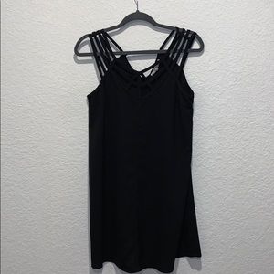 Strapy Top Black Dress